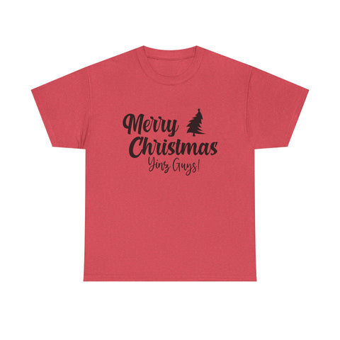 Merry Christmas Yinz! - Unisex Heavy Cotton Tee