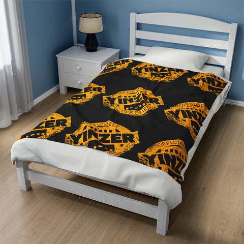 Certified Yinzer Velveteen Plush Blanket All Over Prints Printify