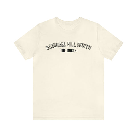 Squirrel Hill North - The Burgh Neighborhood Series - Unisex Jersey Short Sleeve Tee T-Shirt Printify Natural M 