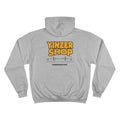 YinzerShop Serving Since 2015 - Print on back - Champion S700 Hoodie Hoodie Printify Light Steel S