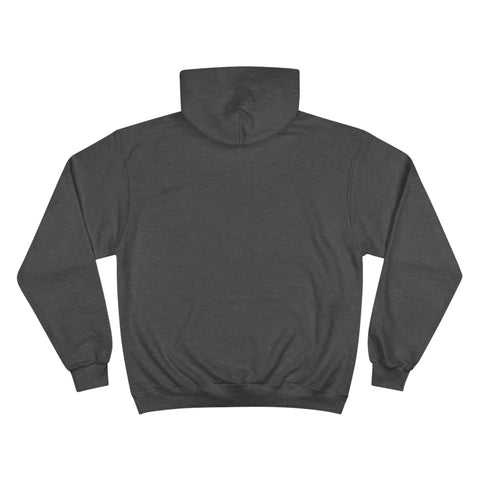 Made of Steel in Pittsburgh Hoodie Black - Champion Hoodie Hoodie Printify   