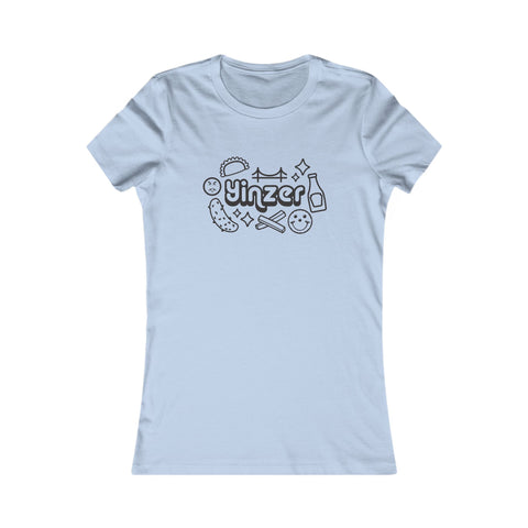 Yinzer Icon Doodles - Women's Favorite Tee