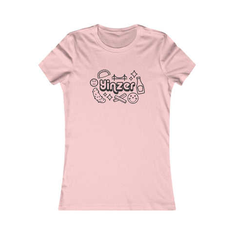 Yinzer Icon Doodles - Women's Favorite Tee