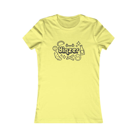 Yinzer Icon Doodles - Women's Favorite Tee
