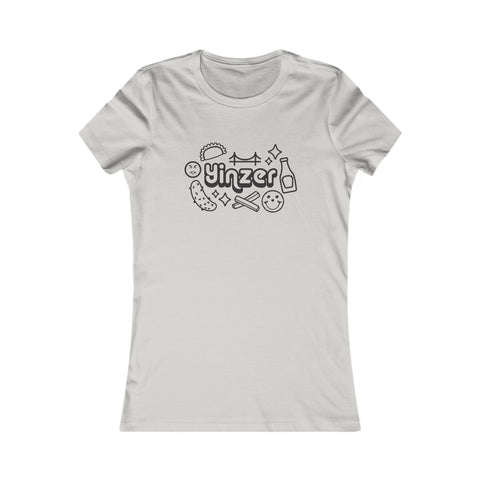 Yinzer Icon Doodles - Women's Favorite Tee