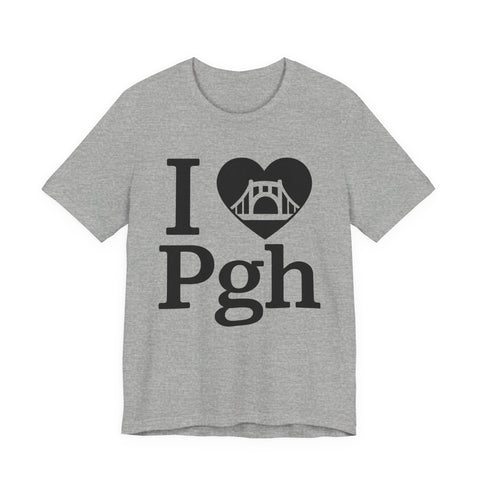 I Love PGH - Unisex Jersey Short Sleeve Tee