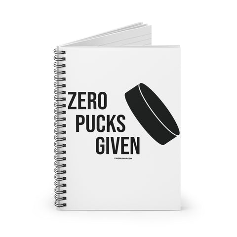 Pittsburgh Hockey Spiral Notebook - Ruled Line Paper products Printify   