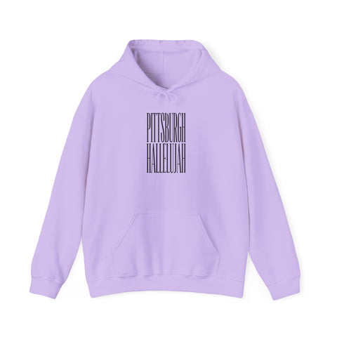 Pittsburgh Hallelujah Typography Hoodie