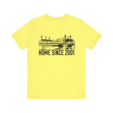 PNC Park Home Series T-Shirt - Unisex bella+canvas 3001 Short Sleeve Tee T-Shirt Printify Yellow S 