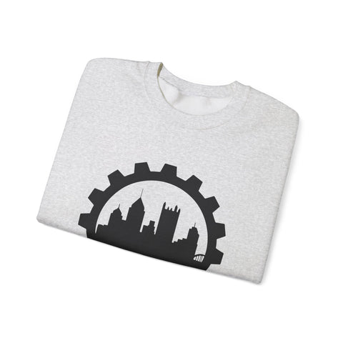 Steel City Gear Skyline - Heavy Blend™ Crewneck Sweatshirt