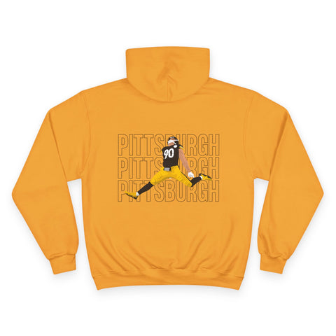 Pittsburgh Victory Jump - Print on back - Champion Hoodie