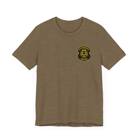 Pittsburgh Police Department Badge T-Shirt T-Shirt Printify