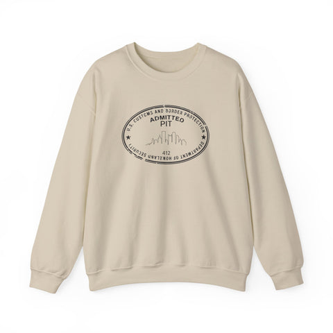 Pittsburgh Border Stamp - Heavy Blend™ Crewneck Sweatshirt