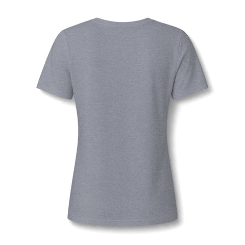 412 Bold Vertical Number Women's V-neck Tshirt  — Minimalist Monochrome Graphic T-Shirt