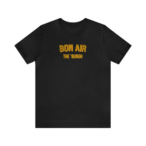 Bon Air  - The Burgh Neighborhood Series - Unisex Jersey Short Sleeve Tee T-Shirt Printify Black S 