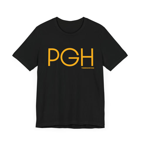 PGH Pittsburgh BIG FONT T-Shirt - Unisex bella+canvas 3001 Short Sleeve Tee