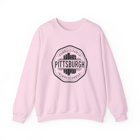 Pittsburgh Vintage Stamp - Heavy Blend™ Crewneck Sweatshirt