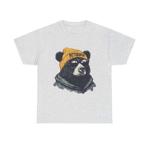 Pittsburgh Bear - Unisex Heavy Cotton Tee