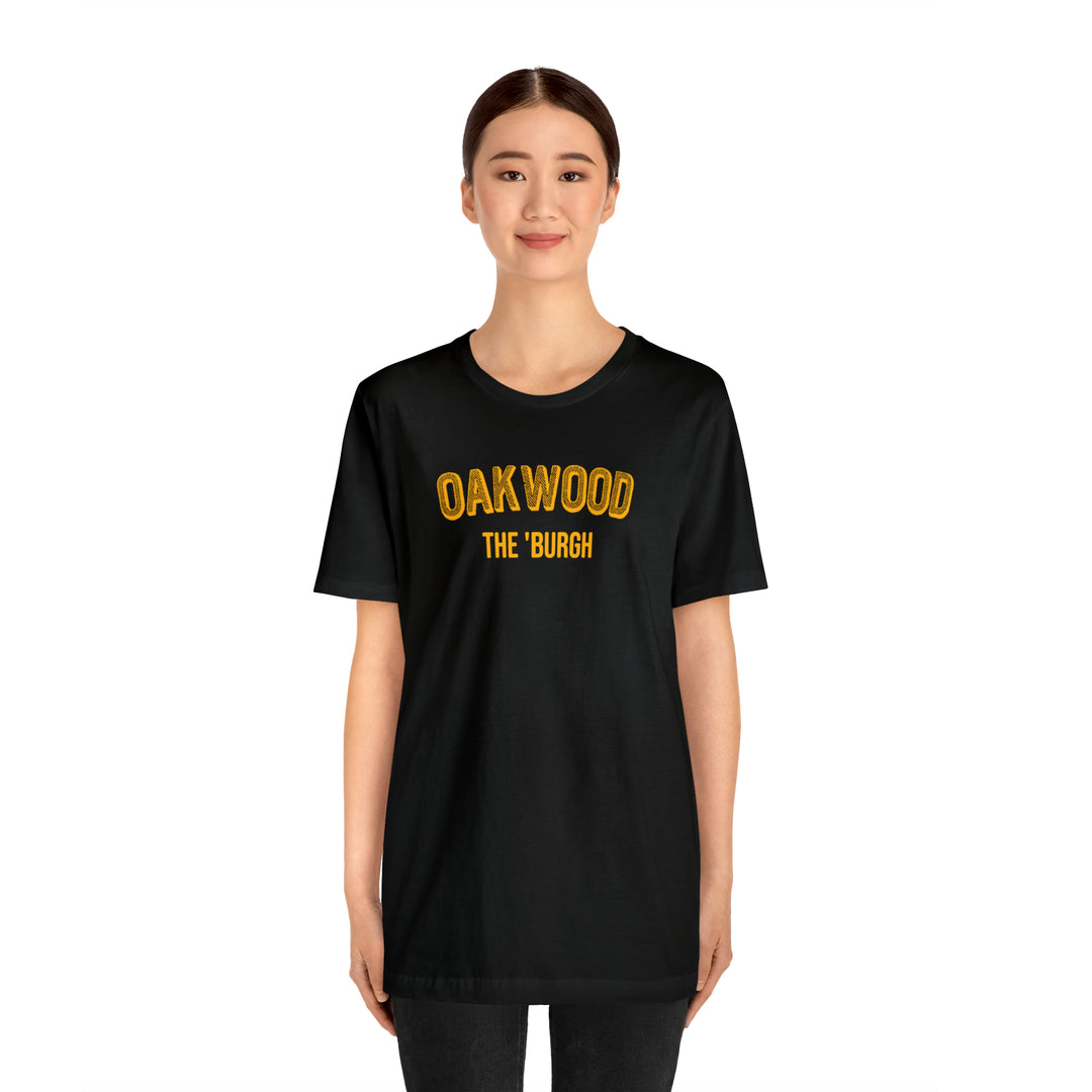 Oakwood - The Burgh Neighborhood Series - Unisex Jersey Short Sleeve Tee T-Shirt Printify   