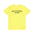 East Allegheny  - The Burgh Neighborhood Series - Unisex Jersey Short Sleeve Tee T-Shirt Printify Yellow S 