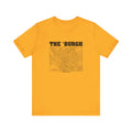 The 'Burgh Retro Map   - Short Sleeve Tee T-Shirt Printify Gold S 