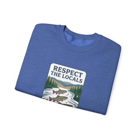 Respect the Locals River Steward Sweatshirt | Vintage National Park Wildlife
