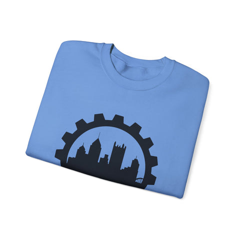 Steel City Gear Skyline - Heavy Blend™ Crewneck Sweatshirt