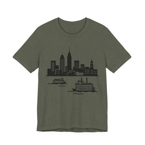 Pittsburgh Skyline Graphic - Unisex Jersey Short Sleeve Tee
