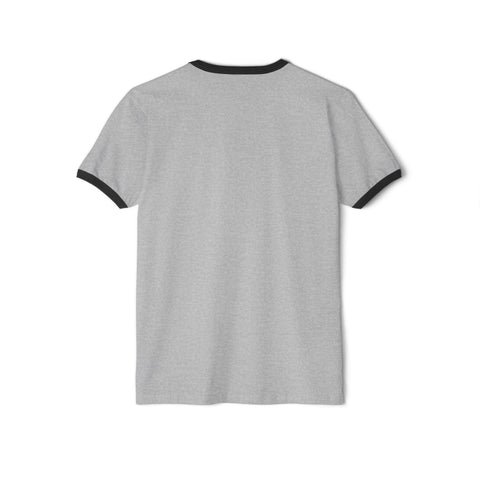 Pittsburgh Skyline Doodle - Next Level Unisex Cotton Ringer T-Shirt
