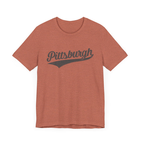 Pittsburgh Varsity Retro - Bella+Canvas 3001 T-Shirt