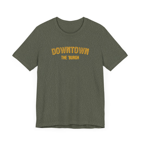 Downtown  - The Burgh Neighborhood Series - Unisex Jersey Short Sleeve Tee T-Shirt Printify   