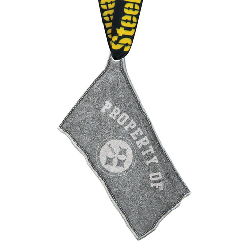 Pittsburgh Steelers Rally Towel Ornament Ornament Wendell August Forge Default Title  