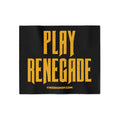 Pittsburgh Play Renegade Distressed Font Sweatshirt Black Blanket Home Decor Printify   