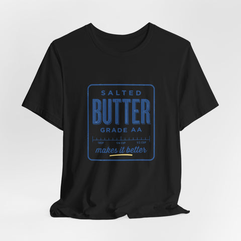 Salted Butter Label Tee | Vintage Food Graphics, Retro Diner Typography