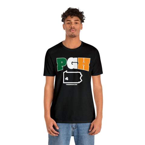 PGH Series Irish Flag - St. Patty's Day - Short Sleeve T-Shirt T-Shirt Printify   