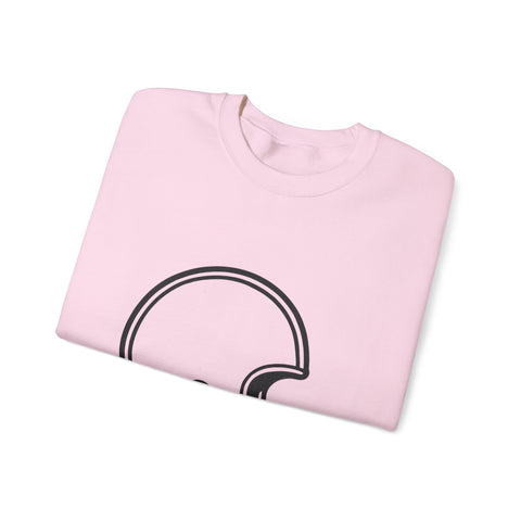 Customizable Football Helmet - Heavy Blend™ Crewneck Sweatshirt