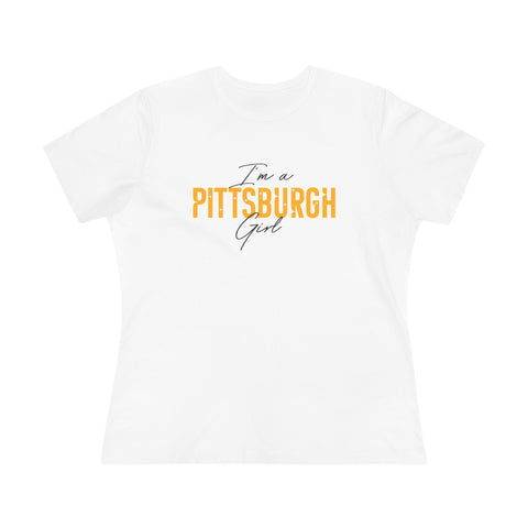 I'm a Pittsburgh Girl - Star Design - Women's Premium Tee