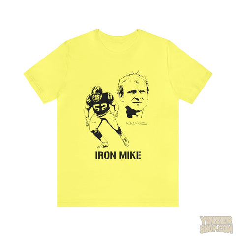 Iron Mike Webster Legend T-Shirt  - Unisex bella+canvas 3001 Short Sleeve Tee T-Shirt Printify Yellow S 