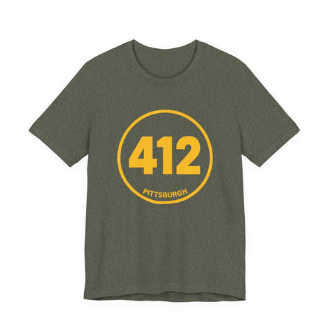 412 Stamp - Unisex Jersey Short Sleeve Tee