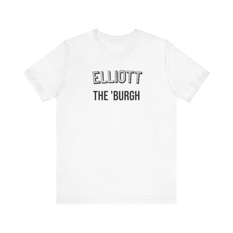 Elliot  - The Burgh Neighborhood Series - Unisex Jersey Short Sleeve Tee T-Shirt Printify White S 