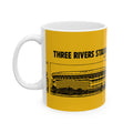 Three Rivers Stadium - 1970 - Retro Schematic - Pittsburgh Coffee Ceramic Mug 11oz Mug Printify