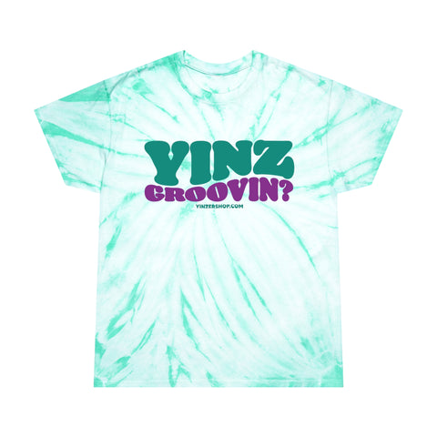 Yinz Groovin? Tie-Dye Tee, Cyclone T-Shirt Printify Mint S