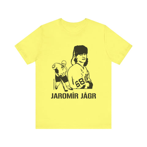 Jaromír Jágr Legend T-Shirt  - Unisex bella+canvas 3001 Short Sleeve Tee