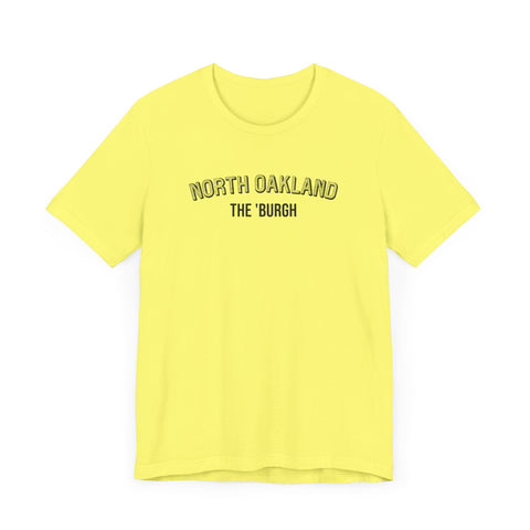 North Oakland - The Burgh Neighborhood Series - Unisex Jersey Short Sleeve Tee T-Shirt Printify   