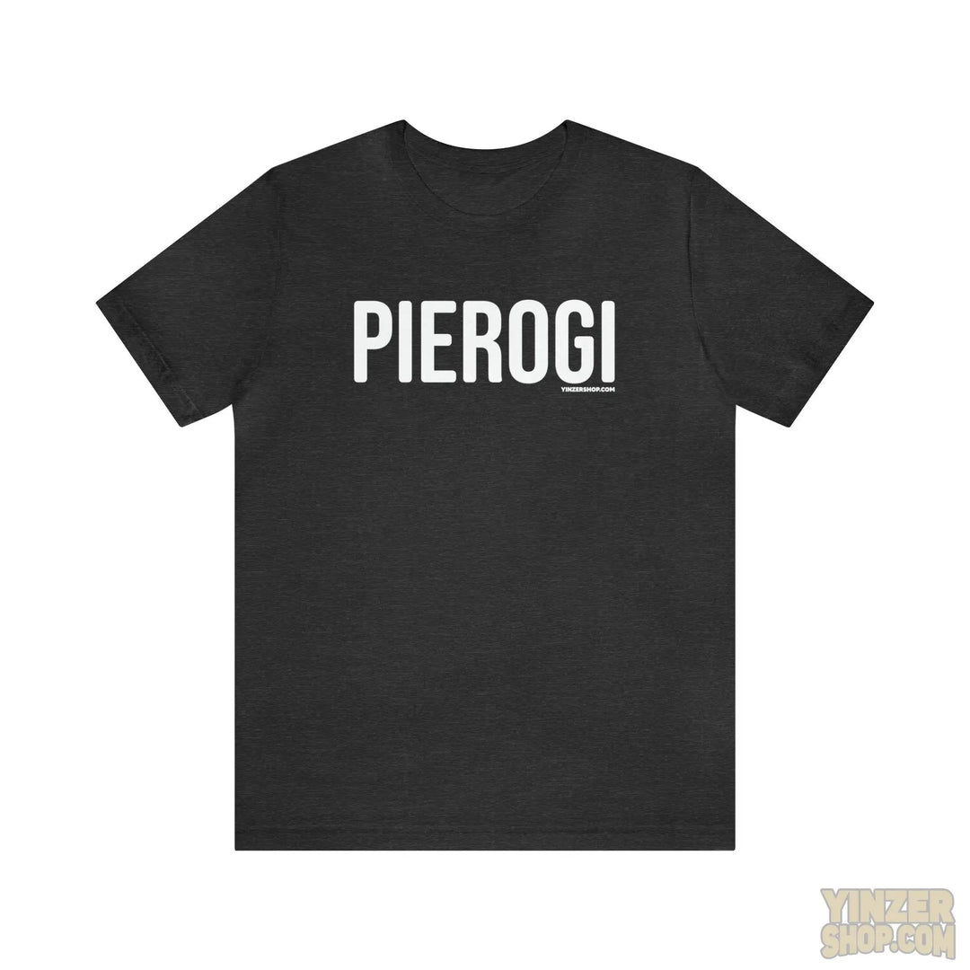 Pittsburgh Pierogi T-Shirt - Short Sleeve Tee T-Shirt Printify Dark Grey Heather S 