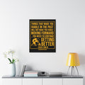 Continue Getting Better, Coach Tomlin Quote - Canvas Gallery Wall Art Canvas Printify 24″ x 30″ 1.25"