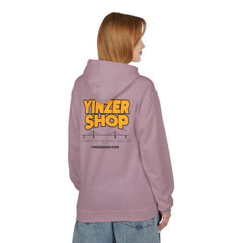 YinzerShop Serving Since 2015 - Print on back - Gildan SF500 Unisex Midweight Softstyle Fleece Hoodie