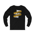 The Standard Is The Standard - Banner - DESIGN ON BACK - Long Sleeve Tee Long-sleeve Printify   