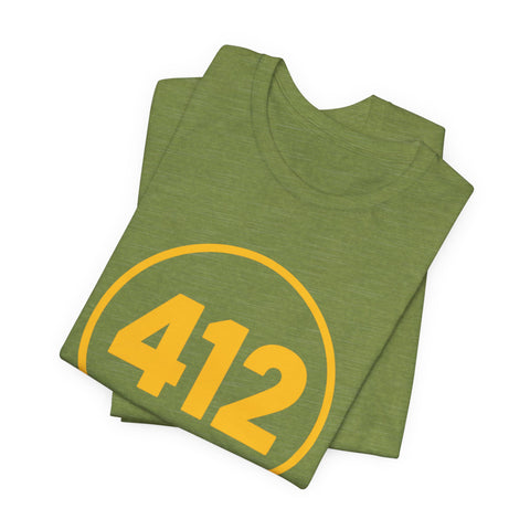 412 Stamp - Unisex Jersey Short Sleeve Tee