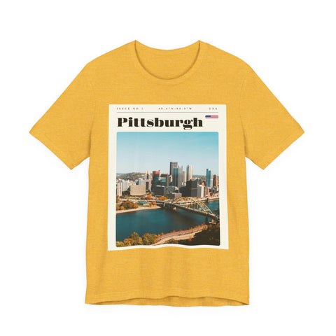 Front Page Pittsburgh - Unisex Jersey Short Sleeve Tee